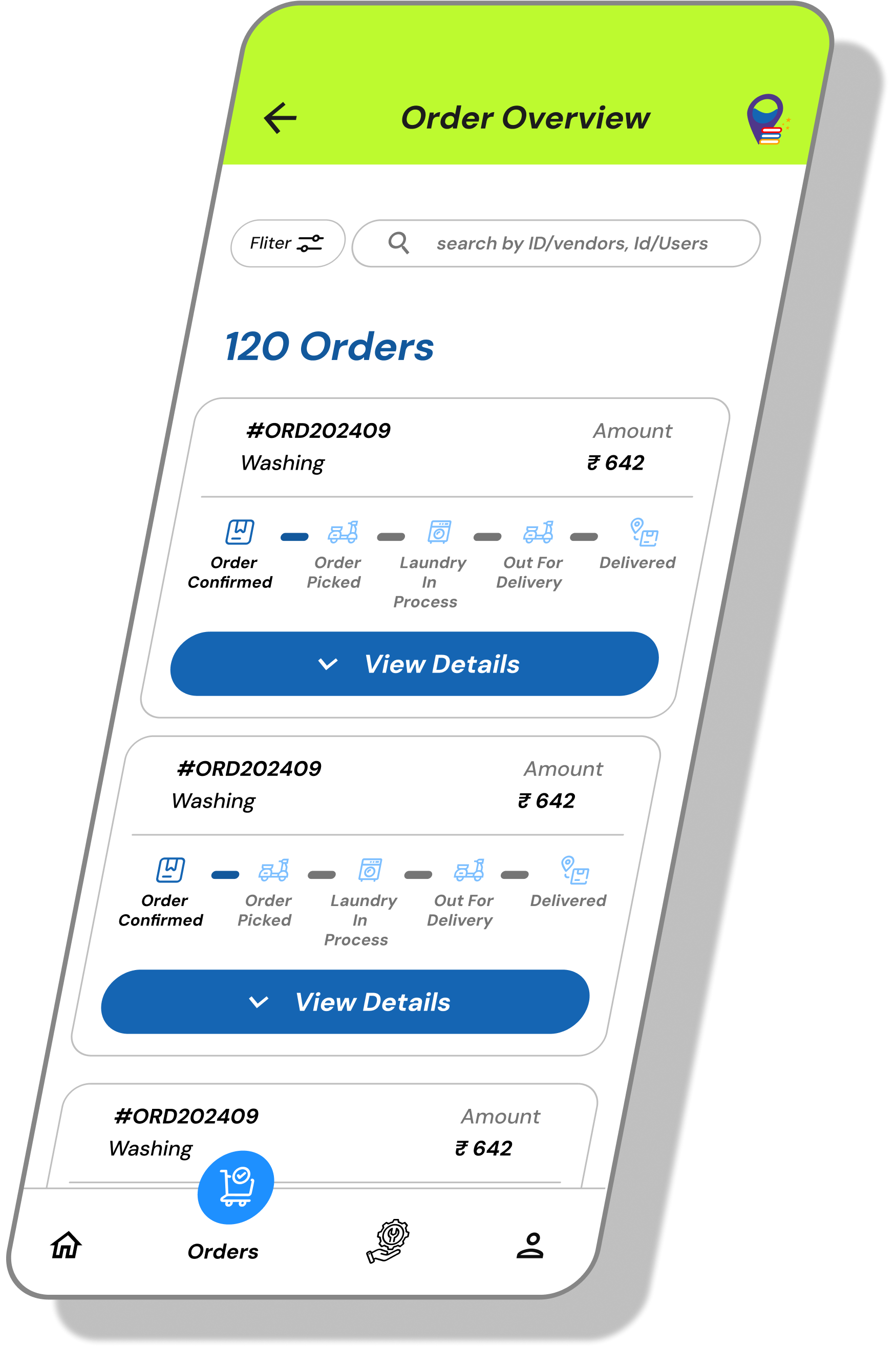 Vendor Type Selection