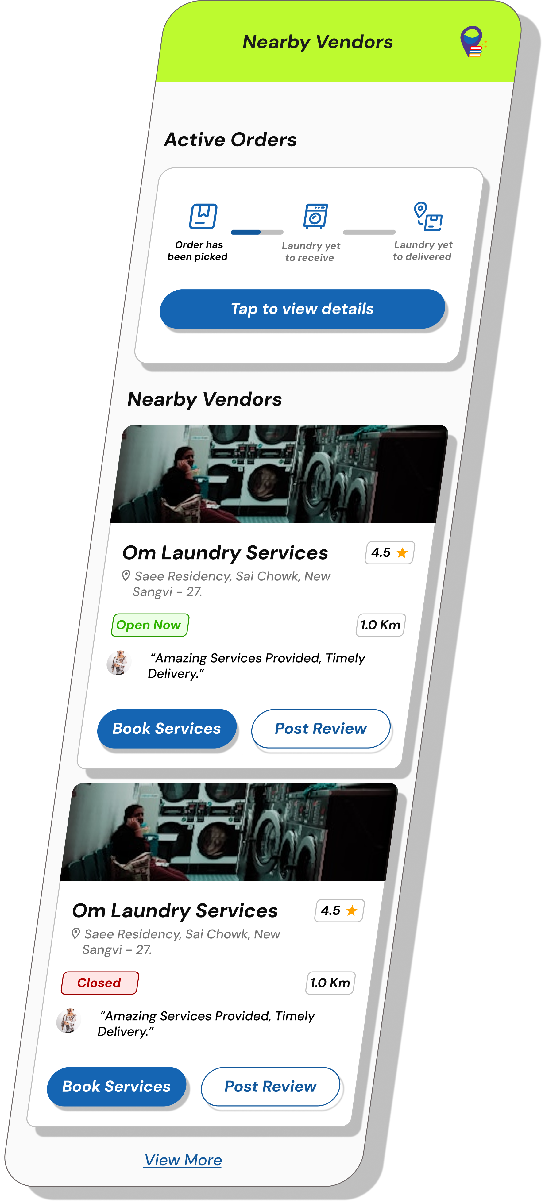 Nearby Vendors