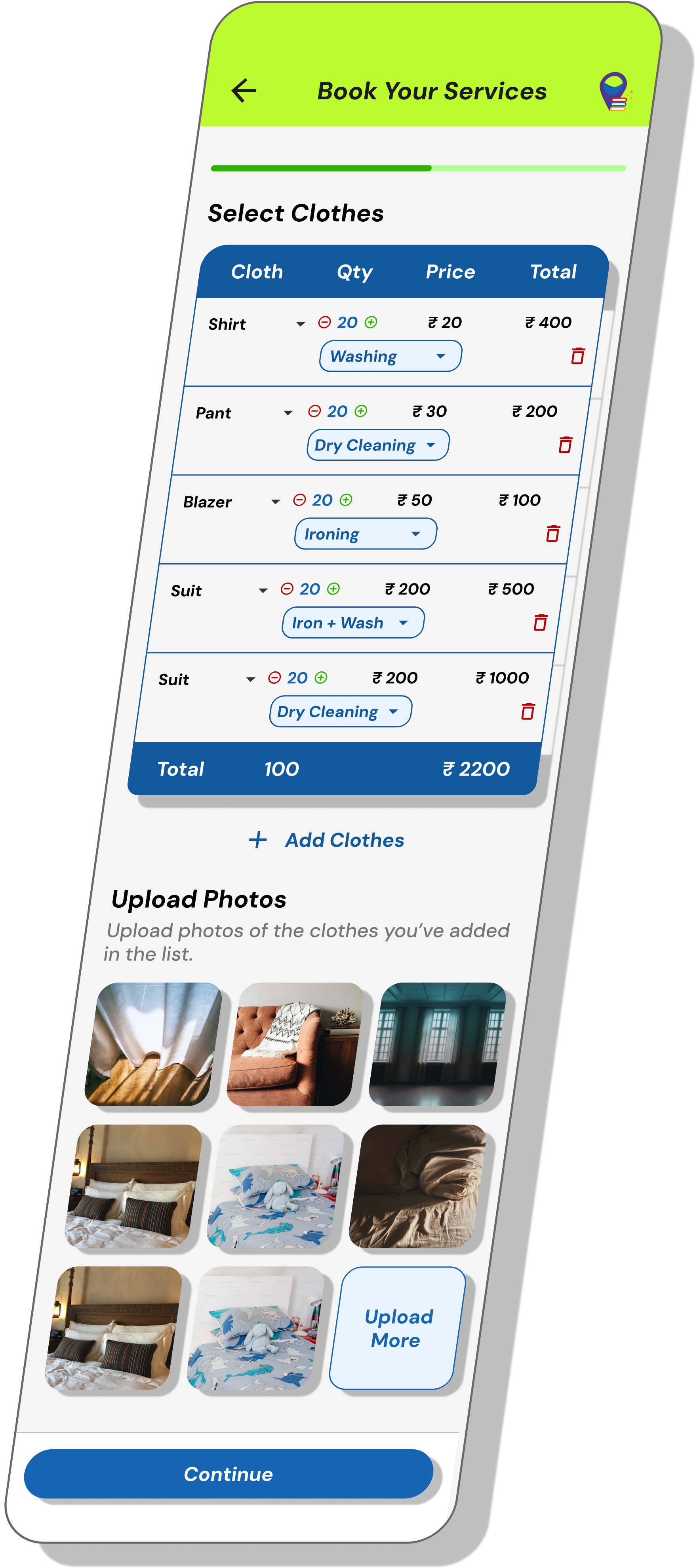 Booking