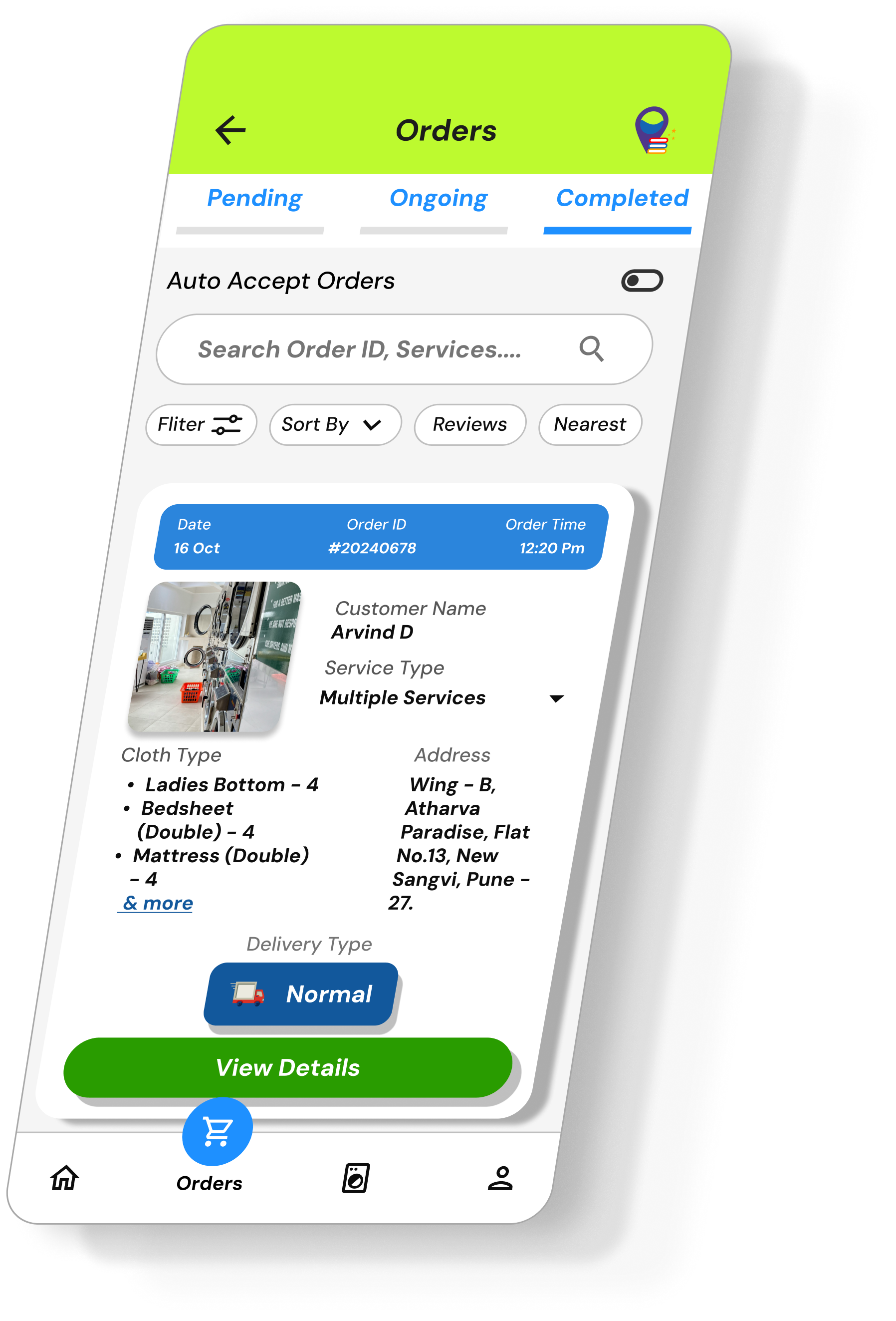 Pending Orders